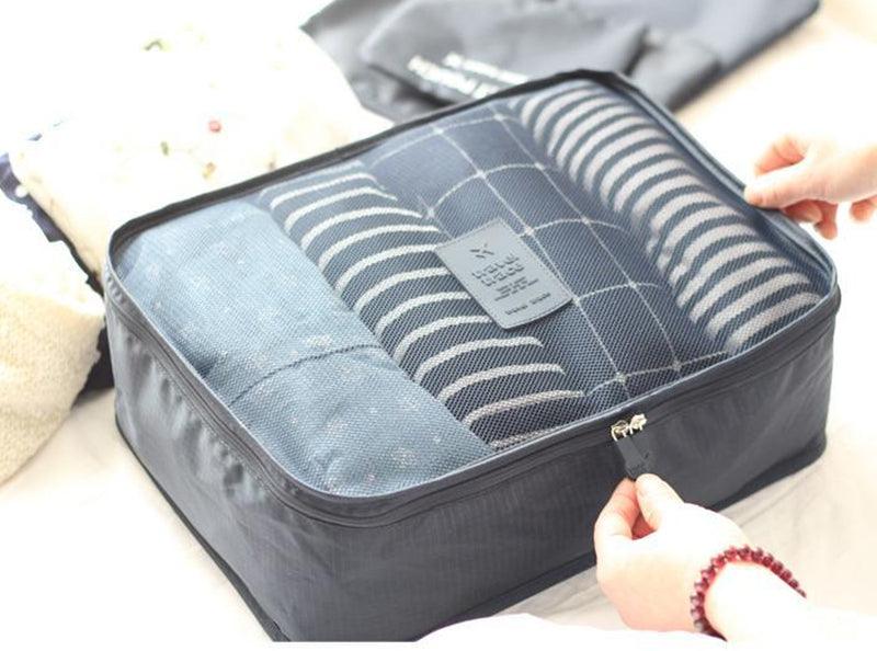 Kit Organizador de Malas para Viagens com 6 Peças - Travel Bags - Le Person