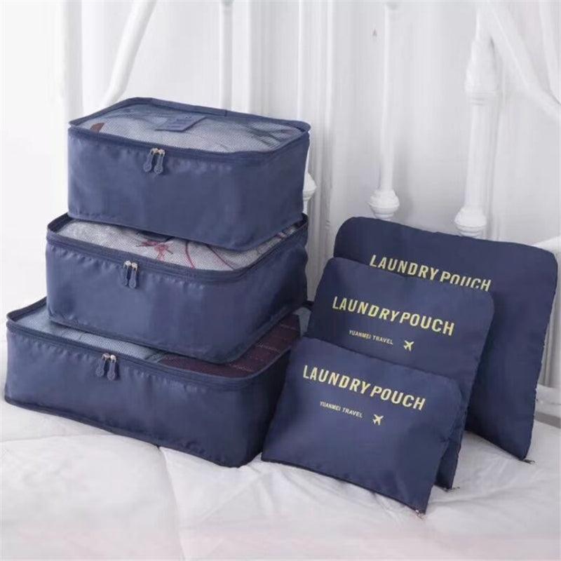 Kit Organizador de Malas para Viagens com 6 Peças - Travel Bags - Le Person